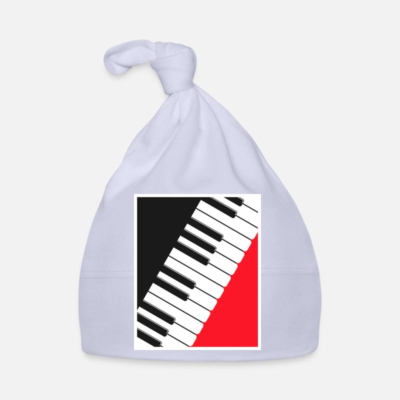 Art d’affiche clavier de piano Bonnet bio Bébé