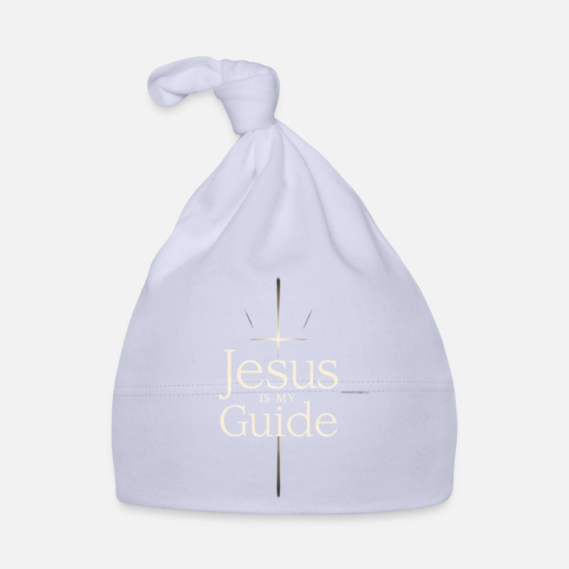 Jésus est mon guide Bonnet bio Bébé