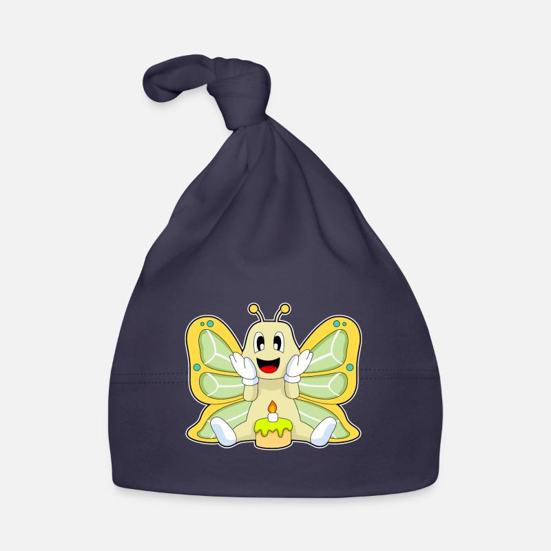 Gâteau d’anniversaire papillon Bonnet bio Bébé