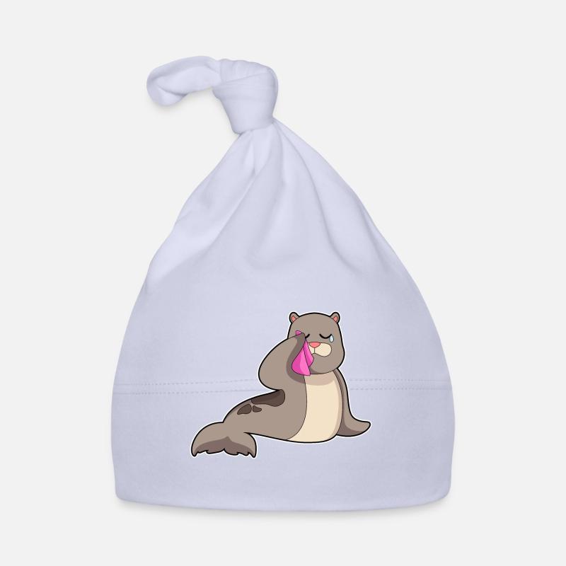 Seehund Taschentuch Baby Bio-Mütze