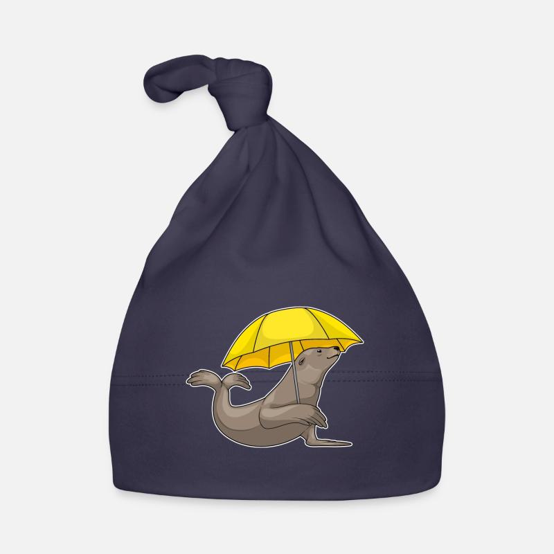 Seehund Regen Regenschirm Baby Bio-Mütze