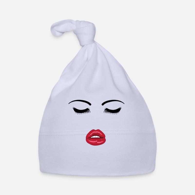 Visage avec bouche ouverte Bonnet bio Bébé