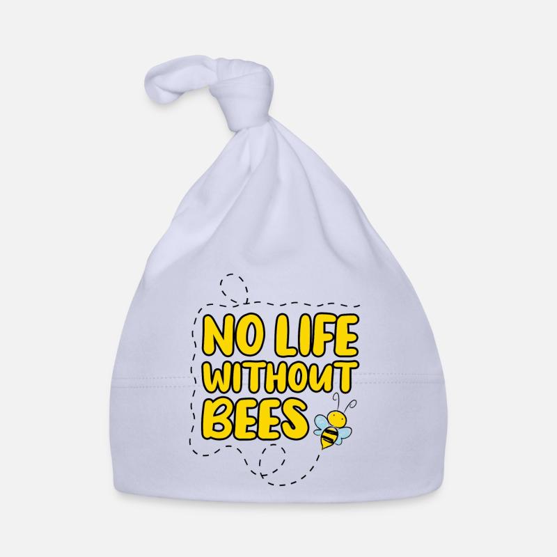 No Life Without Bees - Save the Bees Baby Bio-Mütze