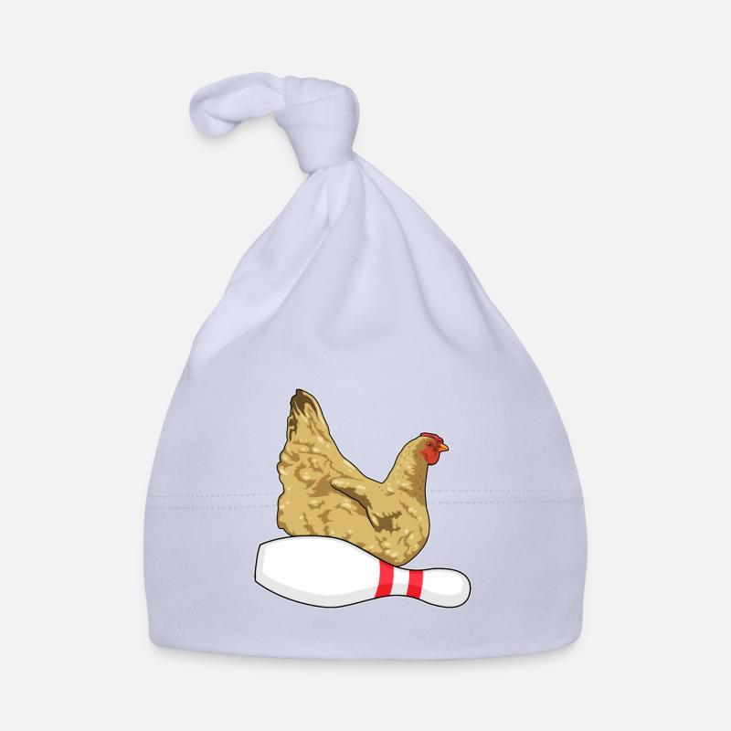 Bowling au poulet avec épingle à bowling Bonnet bio Bébé