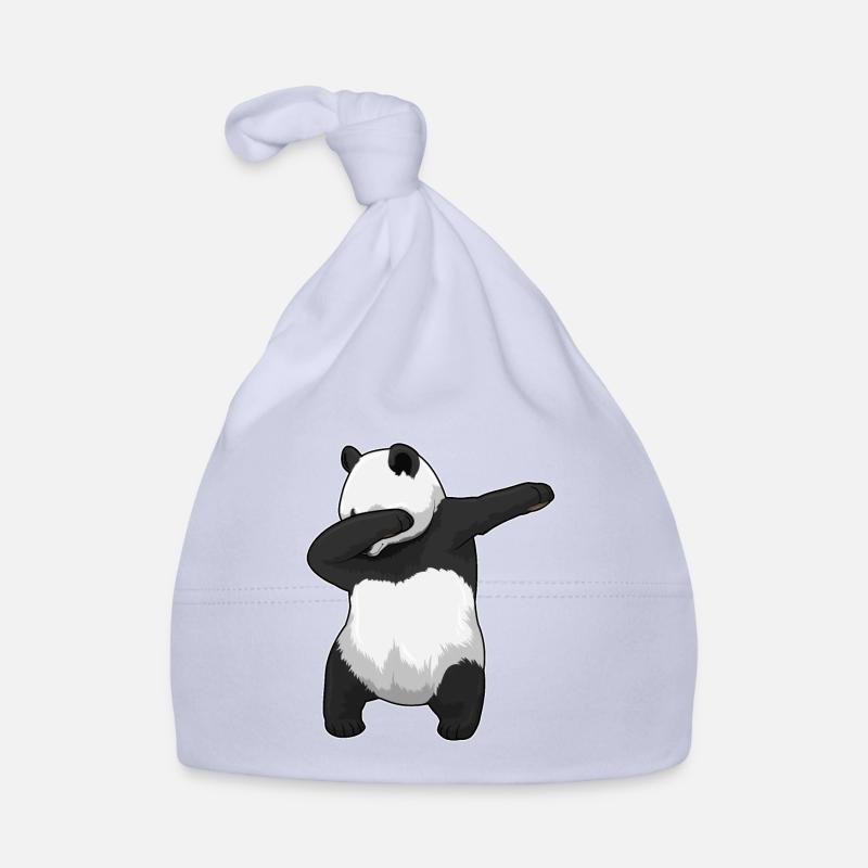 Panda at Hip Hop Dance Dab Organic Baby Cap