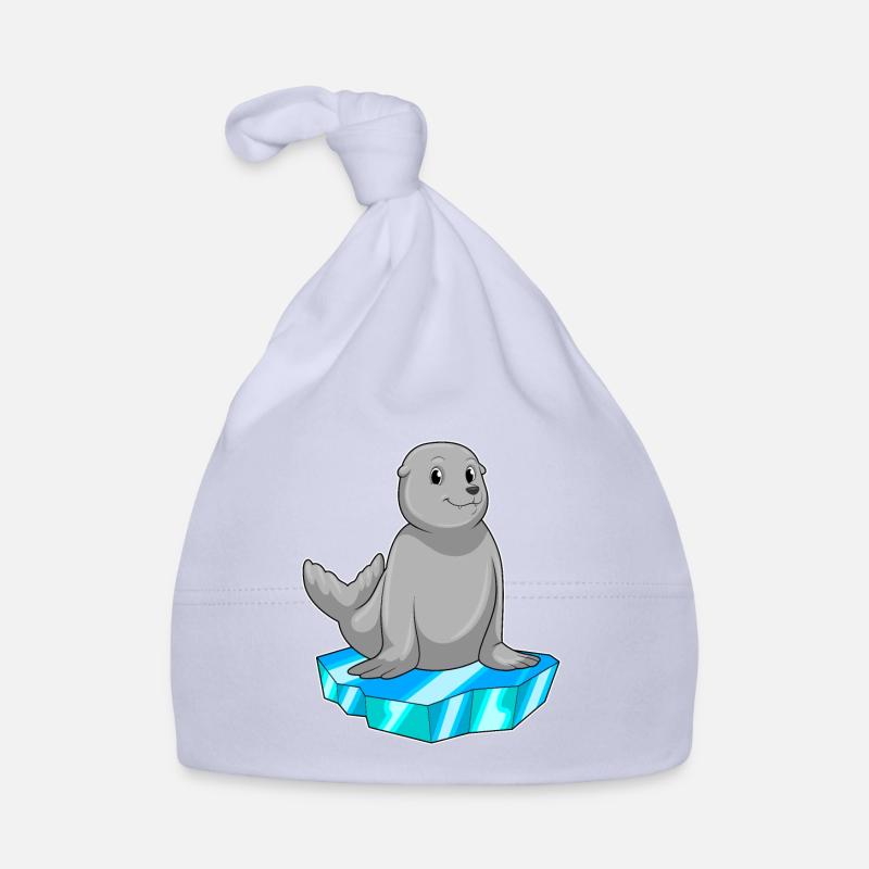 Sceller avec de la banquise Bonnet bio Bébé