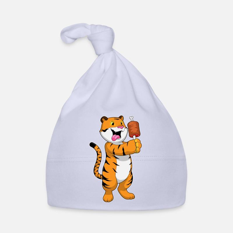 Tiger with meat Organic Baby Cap