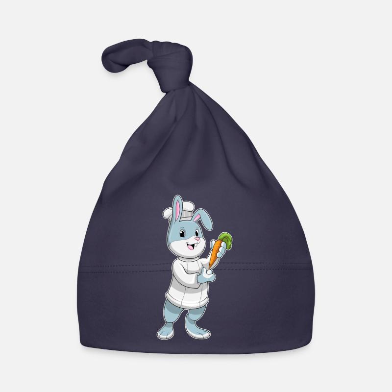Lapin comme cuisinier avec carotte Bonnet bio Bébé