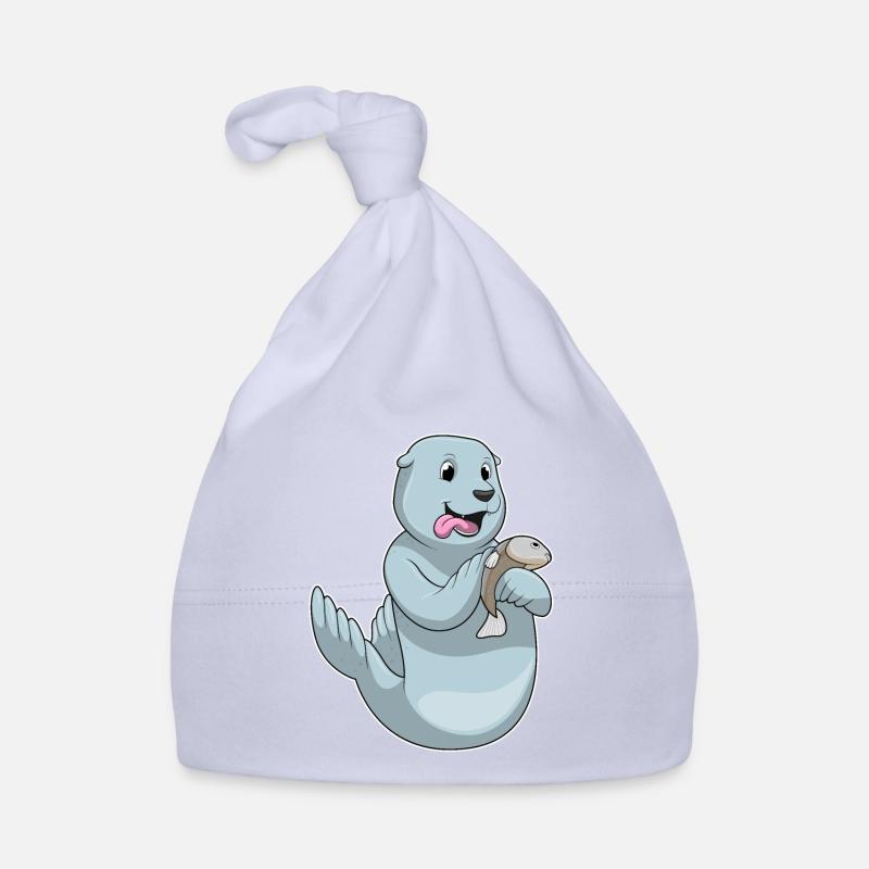 Sceller avec du poisson Bonnet bio Bébé