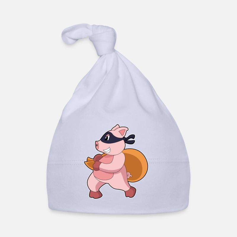 Cochon comme joggeur Bonnet bio Bébé