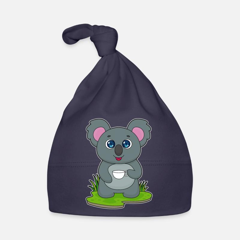 Koala avec tasse de café Bonnet bio Bébé