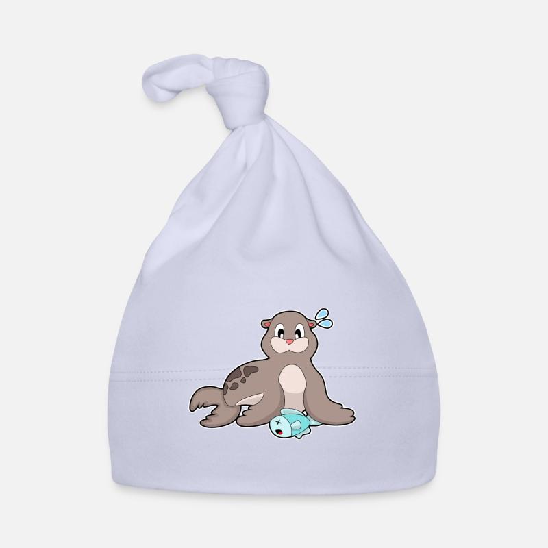Sceller avec du poisson Bonnet bio Bébé
