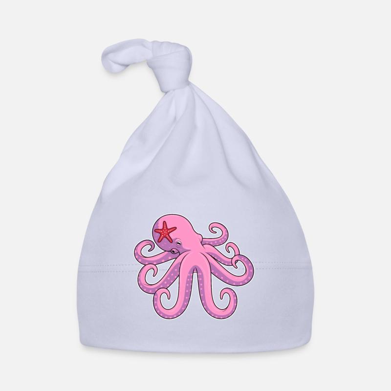 Étoile de mer pieuvre Bonnet bio Bébé