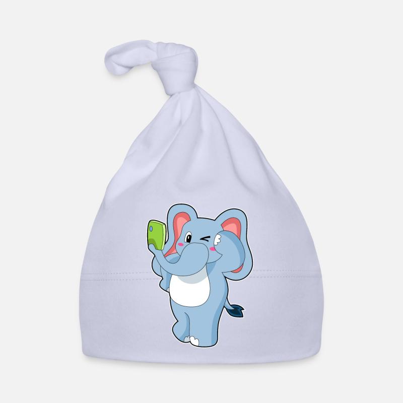 Elefant Handy Baby Bio-Mütze