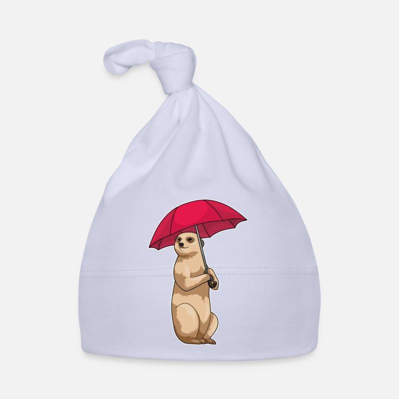 Erdmännchen Regen Regenschirm Baby Bio-Mütze