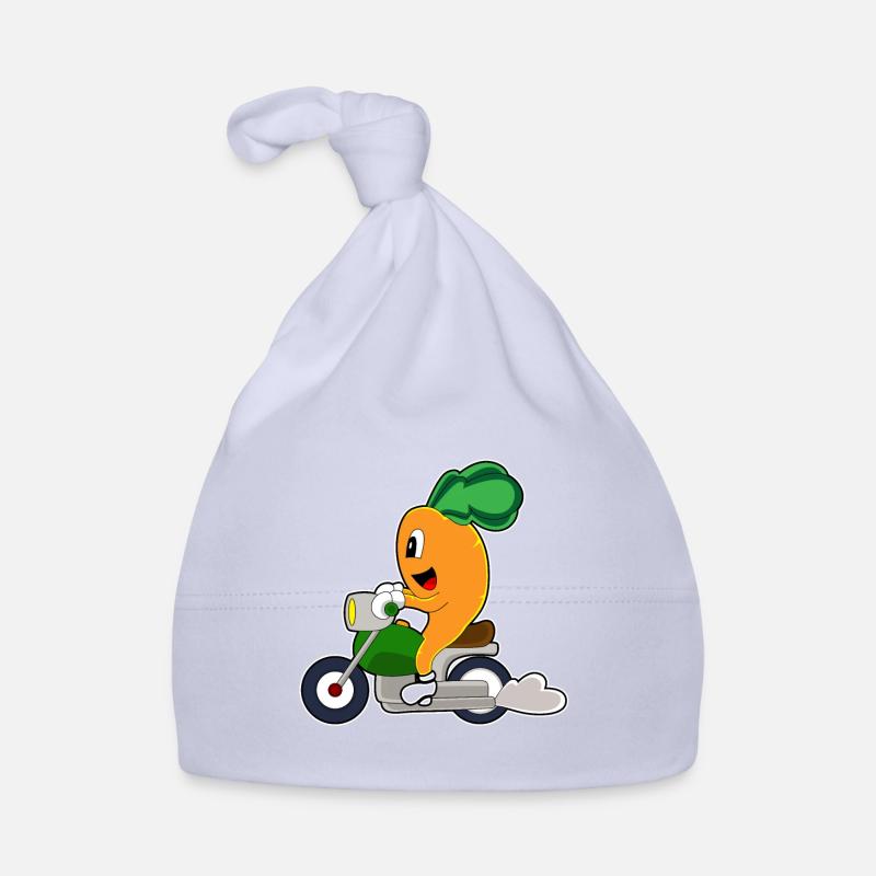 Karotte Motorroller Baby Bio-Mütze