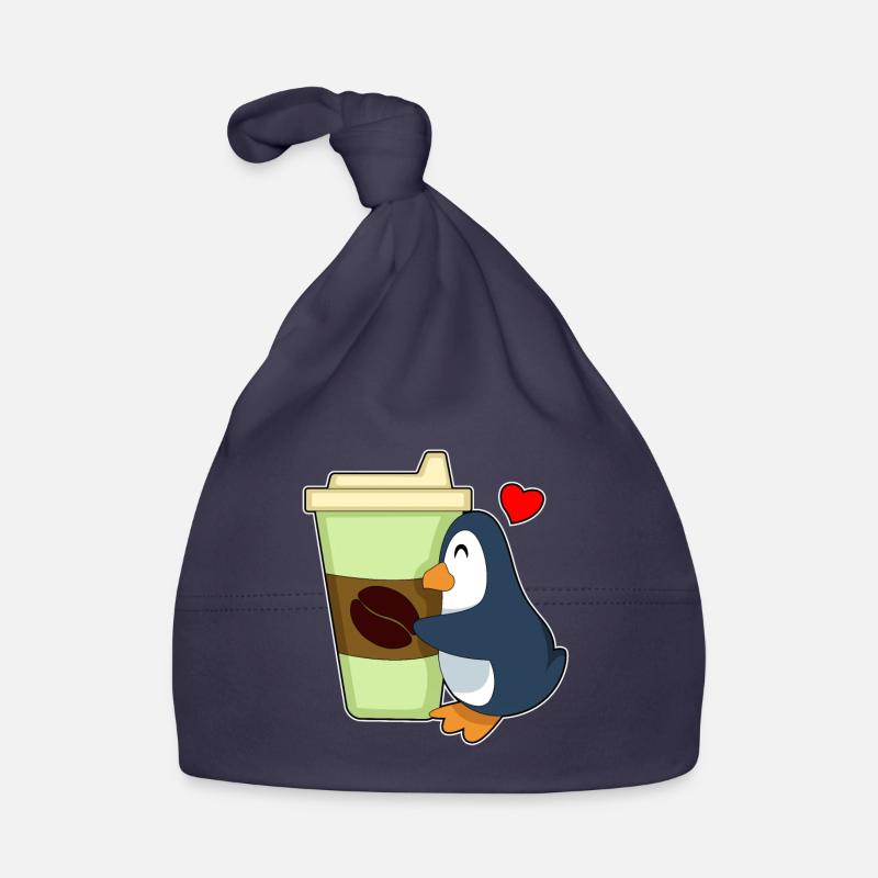 Penguin Coffee to go Organic Baby Cap