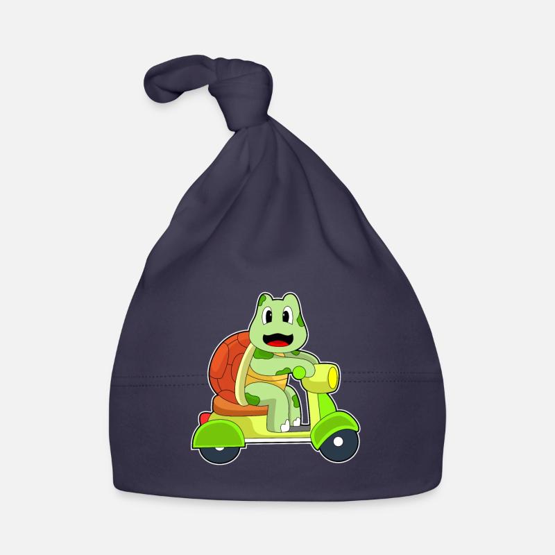 Turtle Scooter Bonnet bio Bébé