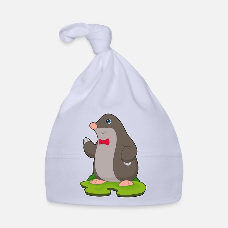 Maulwurf Gentleman Fliege Baby Bio-Mütze