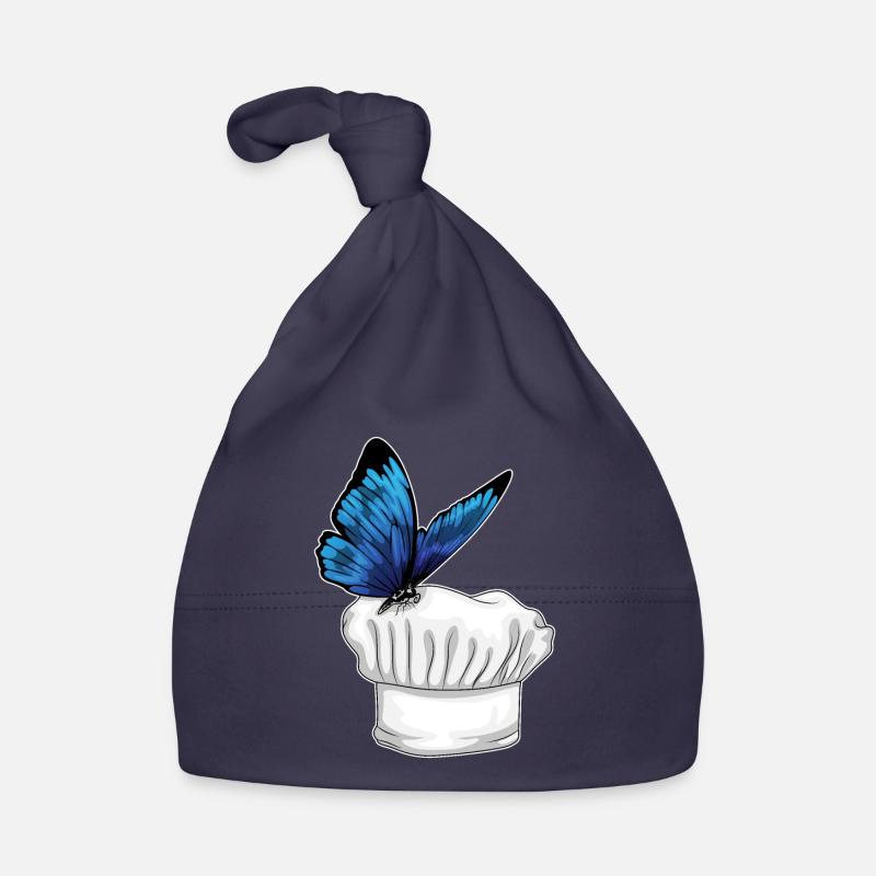 Butterfly Chef Chef's Hat Organic Baby Cap