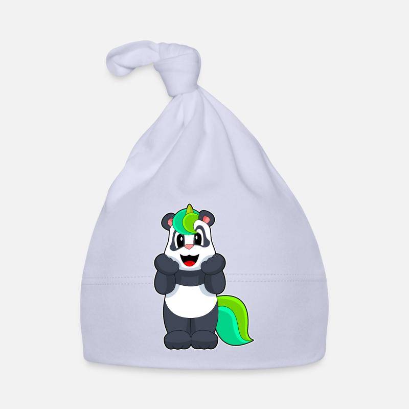 Panda Einhorn Baby Bio-Mütze