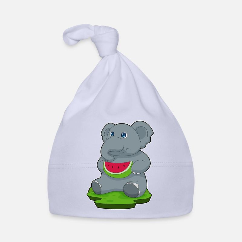 Éléphant Pastèque Fruit Bonnet bio Bébé