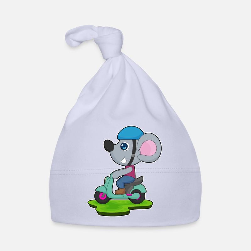 Maus Motorrad Baby Bio-Mütze