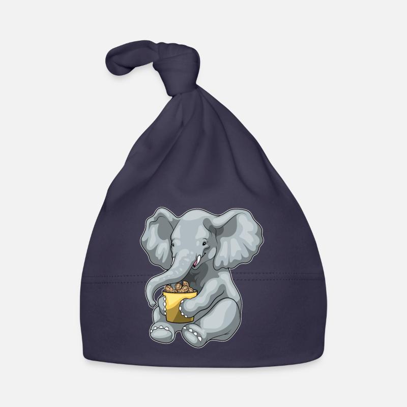 Elephant Peanuts Organic Baby Cap