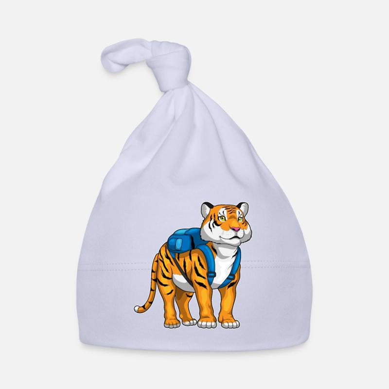 Tiger Schüler Rucksack Schule Baby Bio-Mütze