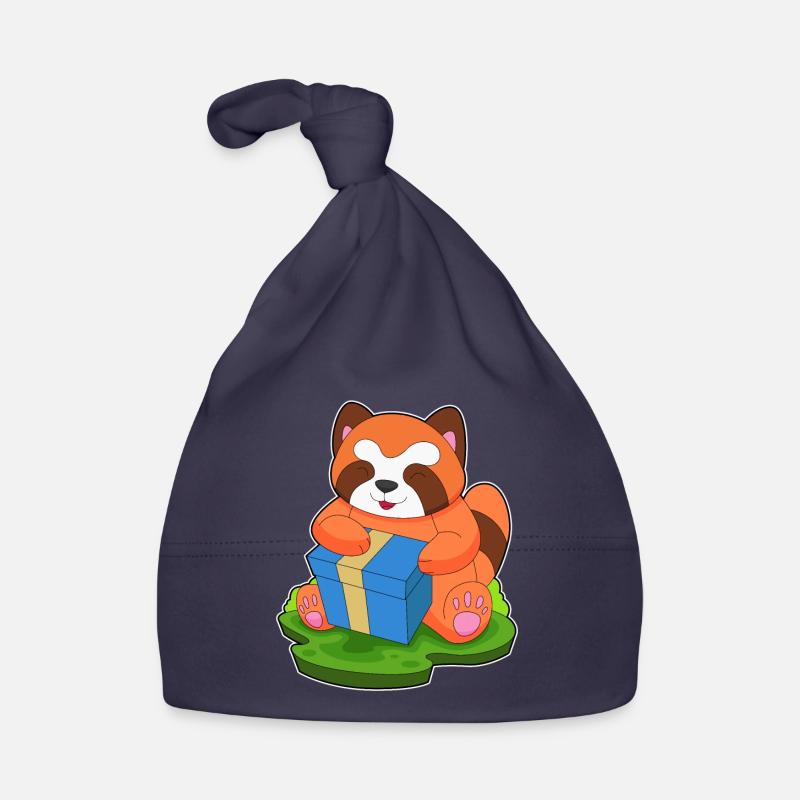 Forfait Noël Panda roux Bonnet bio Bébé