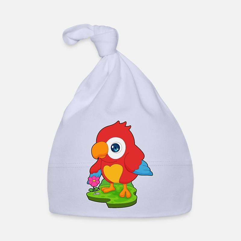 Fleur de perroquet Bonnet bio Bébé