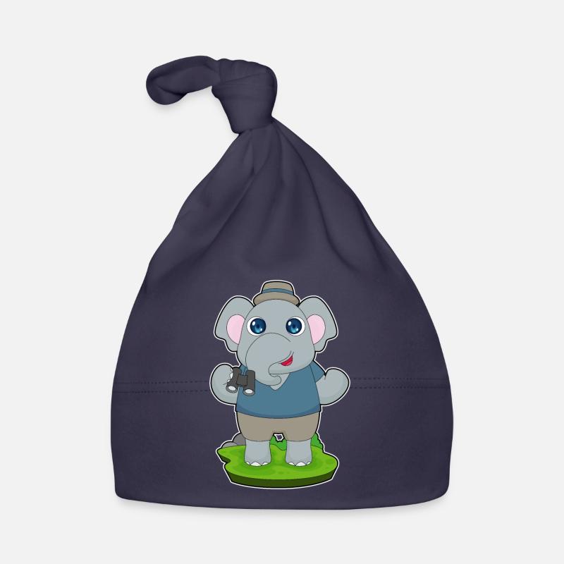 Jumelles éléphant Bonnet bio Bébé