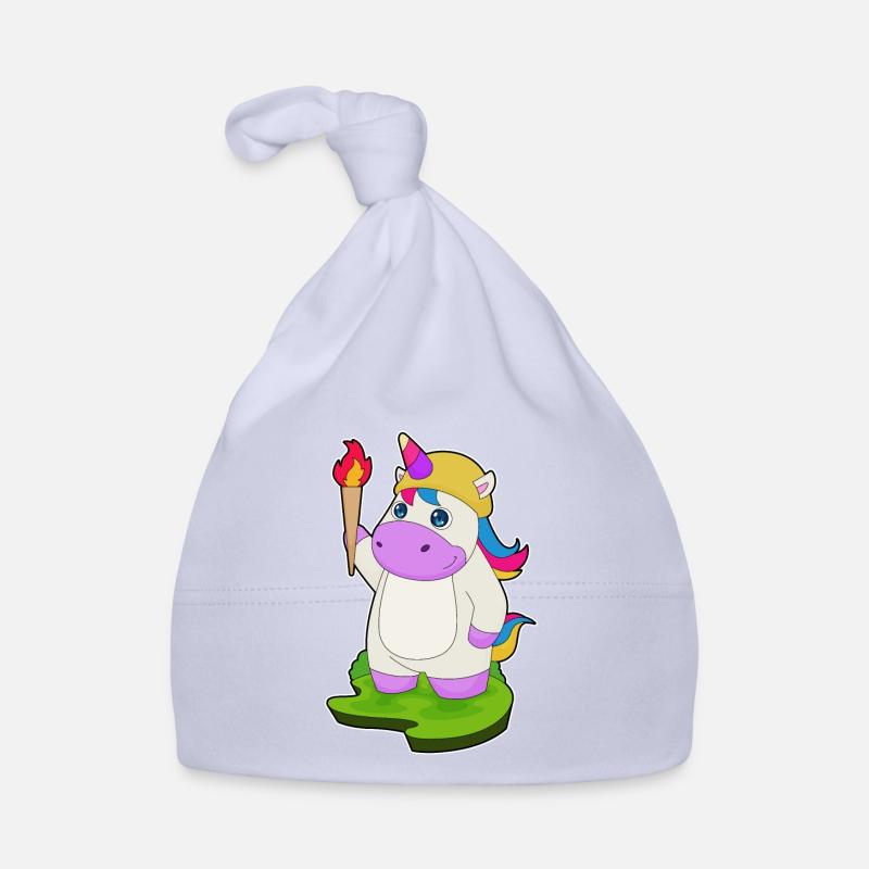 Einhorn Fackel Baby Bio-Mütze