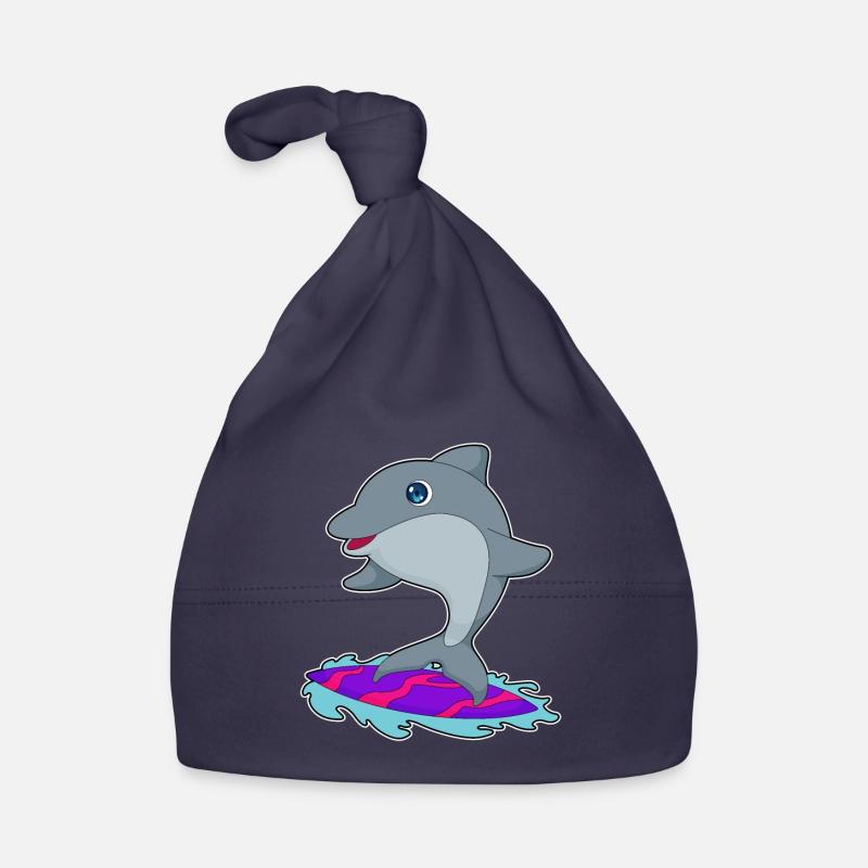 Planche de surf Dolphin Surfer Bonnet bio Bébé