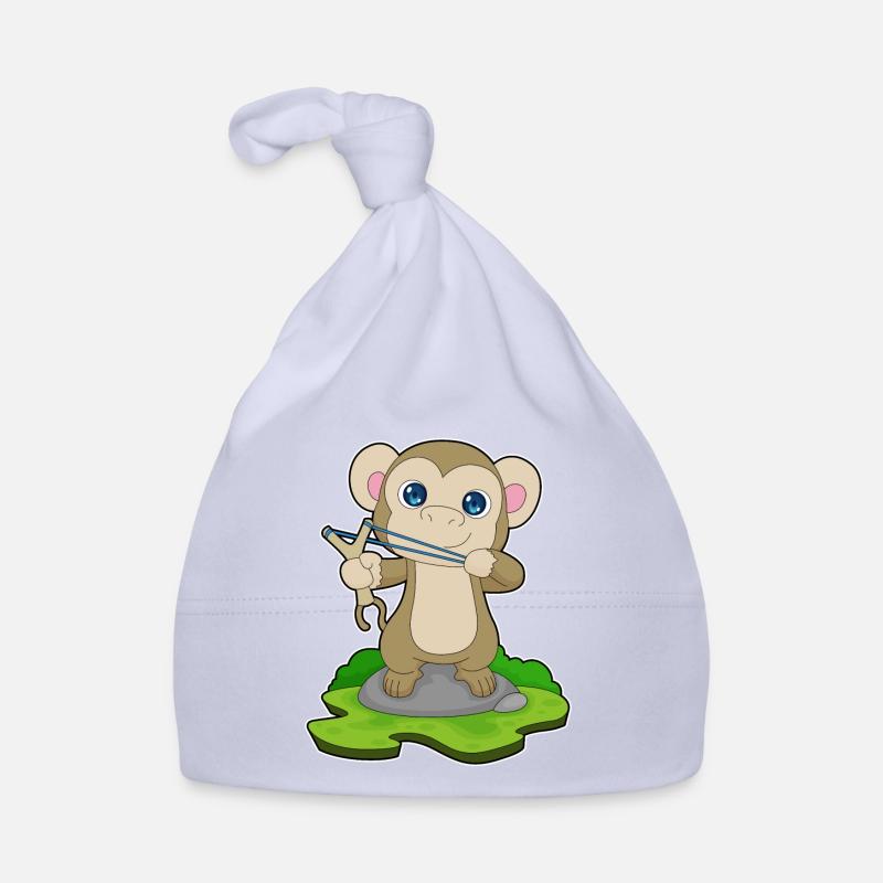Monkey Slingshot Organic Baby Cap