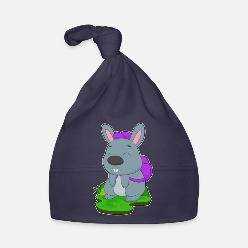 Bunny Student Backpack School Organic Baby Cap