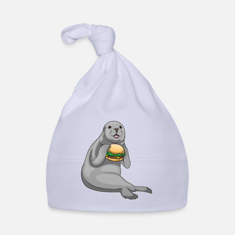 Seal Burger Organic Baby Cap