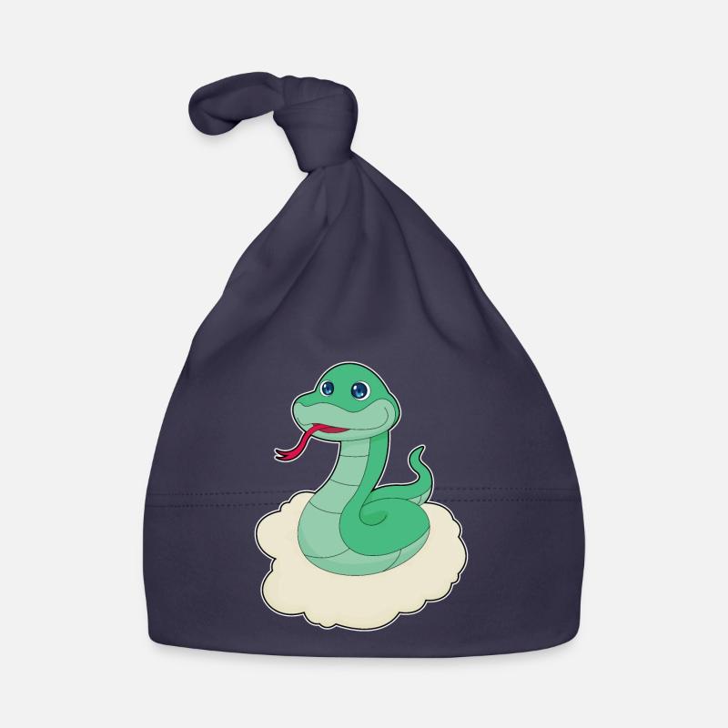 Snake Clouds Organic Baby Cap