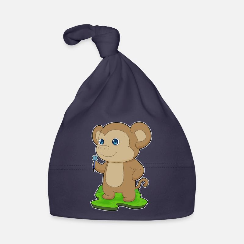 Affe Dart Dartpfeil Baby Bio-Mütze