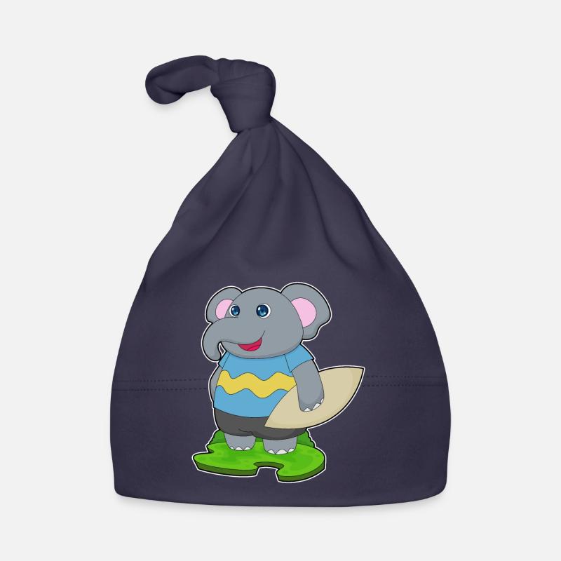 Planche de surf Elephant Surfer Bonnet bio Bébé
