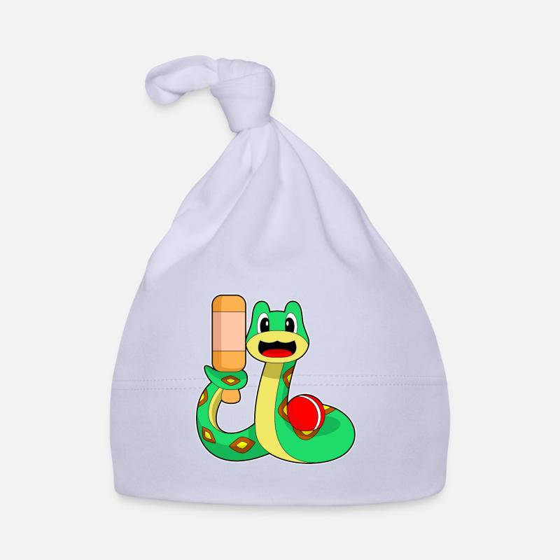 Serpent Cricket Batte de cricket Bonnet bio Bébé