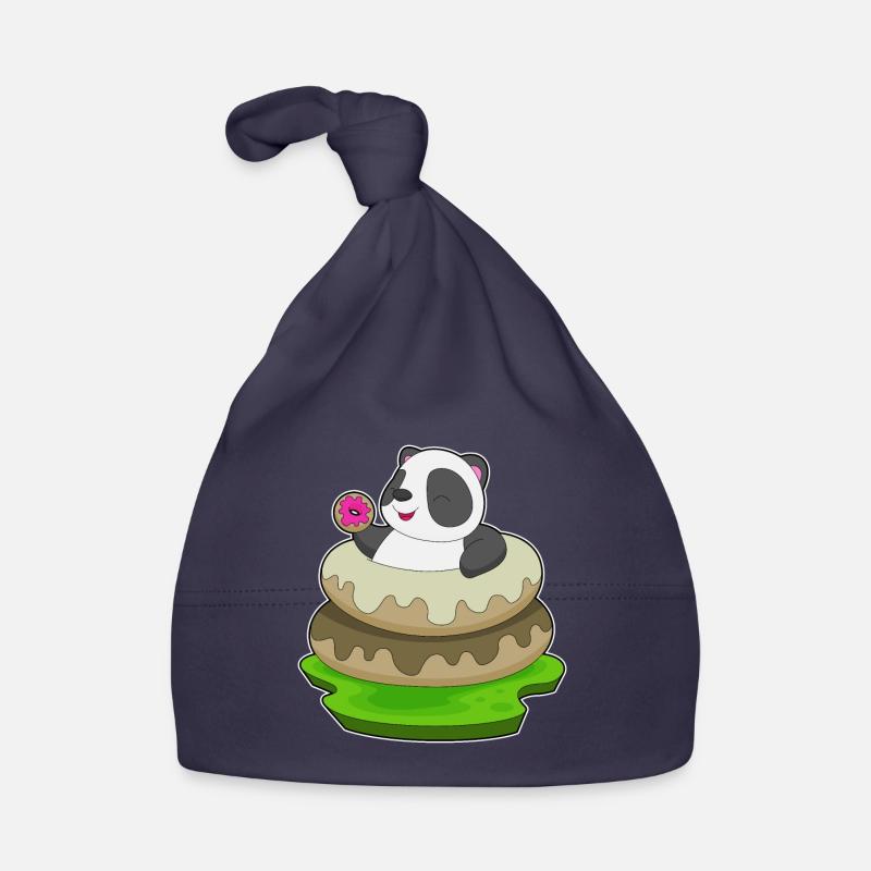 Panda Donuts Baby Bio-Mütze