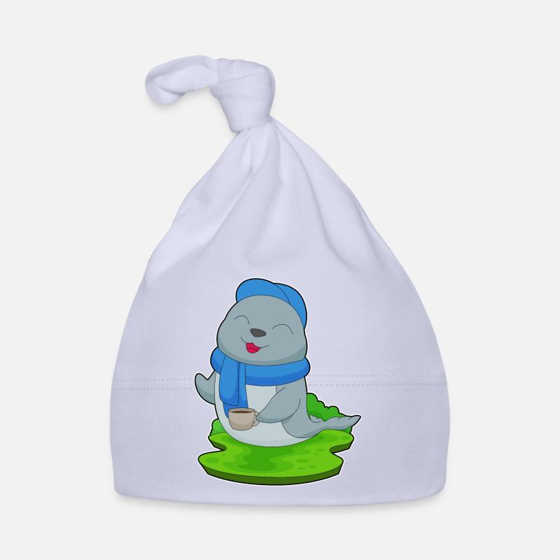 Seal Coffee Mug Organic Baby Cap