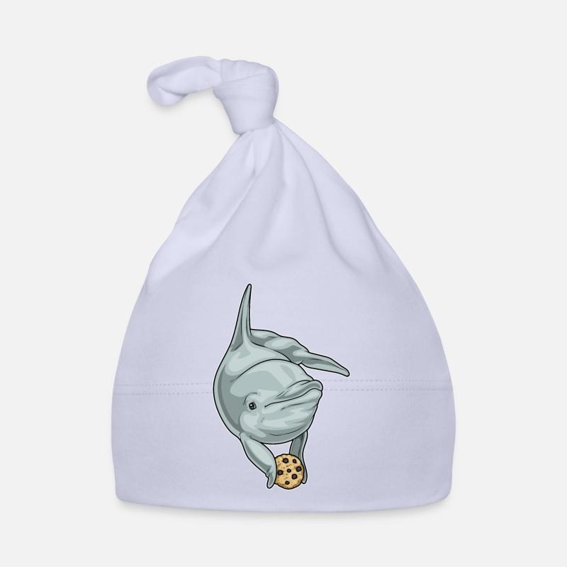Delfin Cookie Baby Bio-Mütze