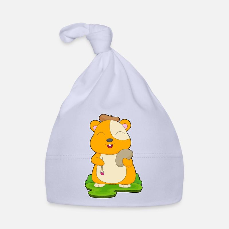 Hamster Maler Pinsel Malen Baby Bio-Mütze