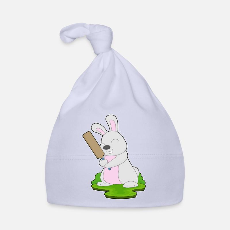 Battes de cricket Bunny Cricket Bonnet bio Bébé