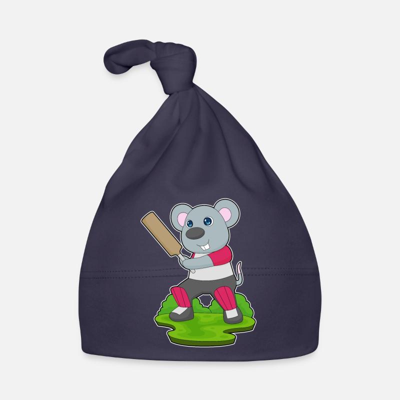 Mouse Cricket Cricket Bats Organic Baby Cap