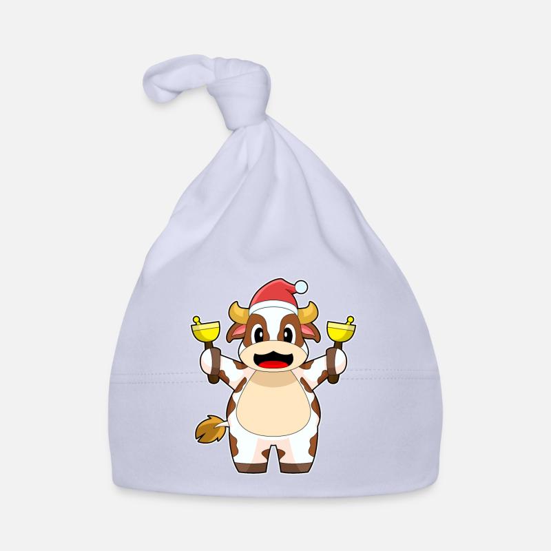 Cloches de Noël Vache Noël Bonnet bio Bébé