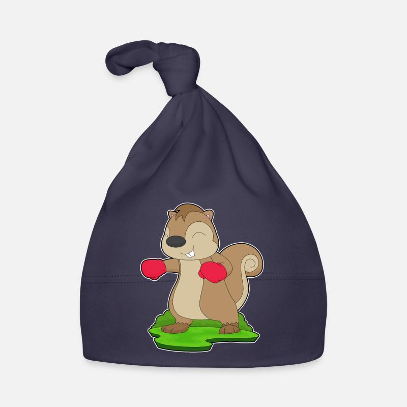 Squirrel Boxer Gants de boxe Boxe Bonnet bio Bébé