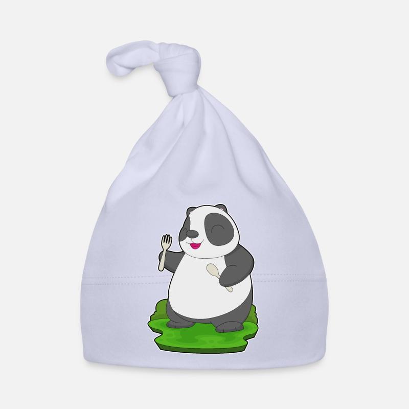 Fourchette cuillère panda Bonnet bio Bébé